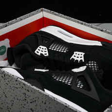 纯原Air Jordan 4 Retro“White Thunder”黑白雷电 FQ8138-001 # 纯原Air Jordan 4 Retro“White Thunder”黑白雷电 FQ8138-001 #