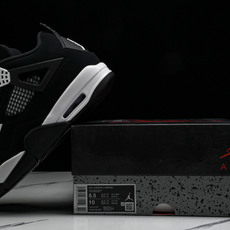 纯原Air Jordan 4 Retro“White Thunder”黑白雷电 FQ8138-001 # 纯原Air Jordan 4 Retro“White Thunder”黑白雷电 FQ8138-001 #