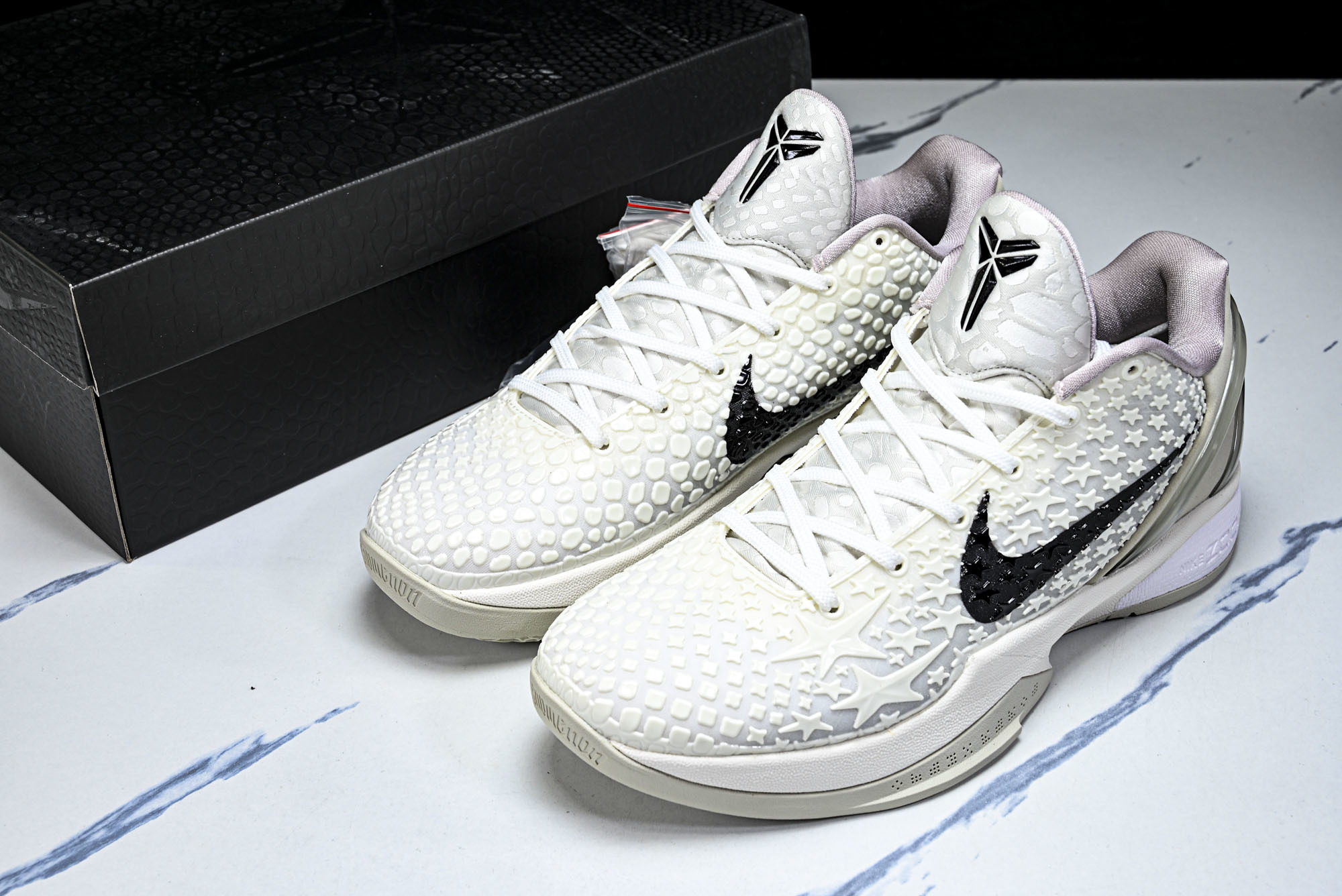 纯原NK Kobe 6 Protro Sail All-Star 全明星 白帆 FQ3546-100 #