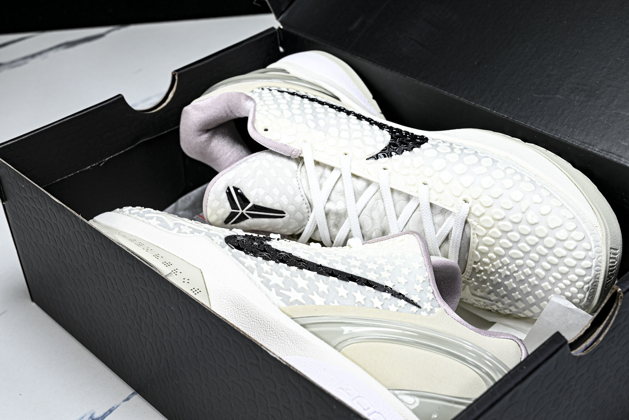 纯原NK Kobe 6 Protro Sail All-Star 全明星 白帆 FQ3546-100 #