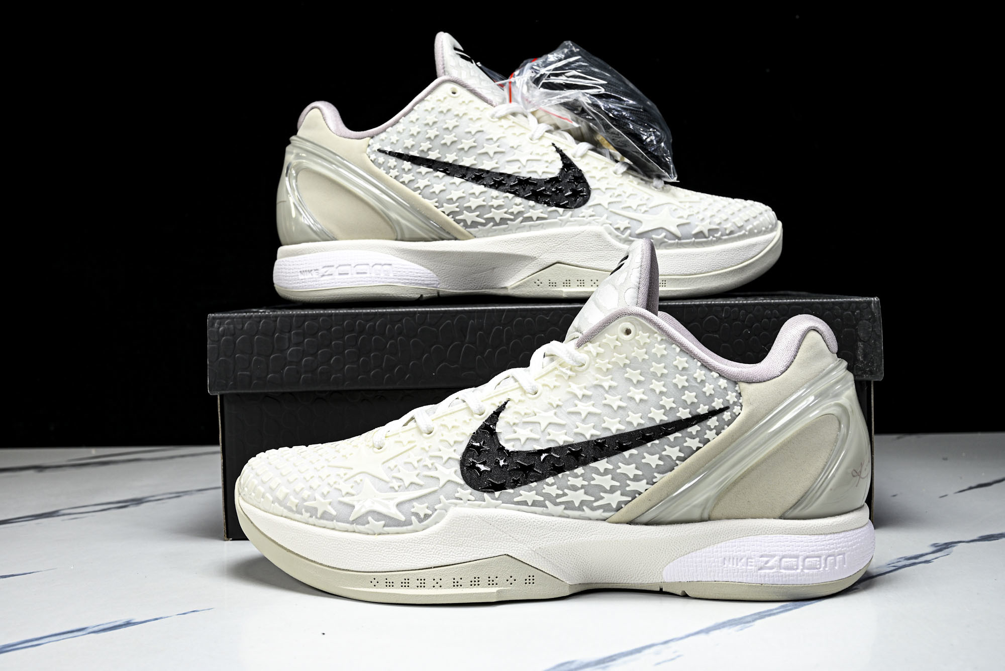 纯原NK Kobe 6 Protro Sail All-Star 全明星 白帆 FQ3546-100 #