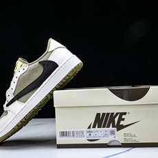 纯原Travis Scott x Air Jordan 1 Low Golf NRG 低帮白棕 高尔夫 纯原Travis Scott x Air Jordan 1 Low Golf NRG 低帮白棕 高尔夫