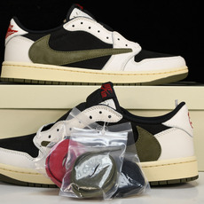 纯原Travis Scott x Air Jordan 1 Low OG WMNS“Olive”橄榄绿 纯原Travis Scott x Air Jordan 1 Low OG WMNS“Olive”橄榄绿