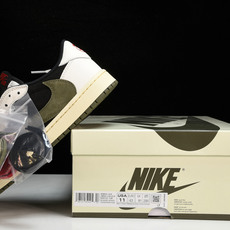 纯原Travis Scott x Air Jordan 1 Low OG WMNS“Olive”橄榄绿 纯原Travis Scott x Air Jordan 1 Low OG WMNS“Olive”橄榄绿