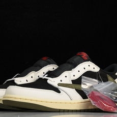 纯原Travis Scott x Air Jordan 1 Low OG WMNS“Olive”橄榄绿 纯原Travis Scott x Air Jordan 1 Low OG WMNS“Olive”橄榄绿