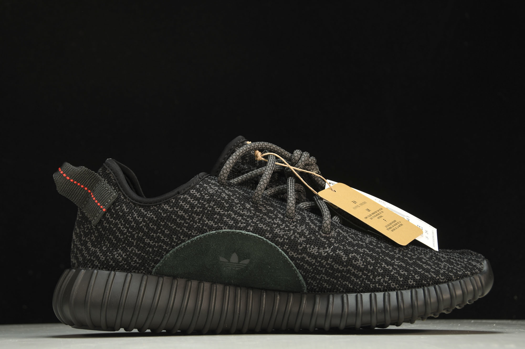 纯原Yeezy Boost 350 Pirate Black 椰子初代 黑色 BB5350 #YZ015