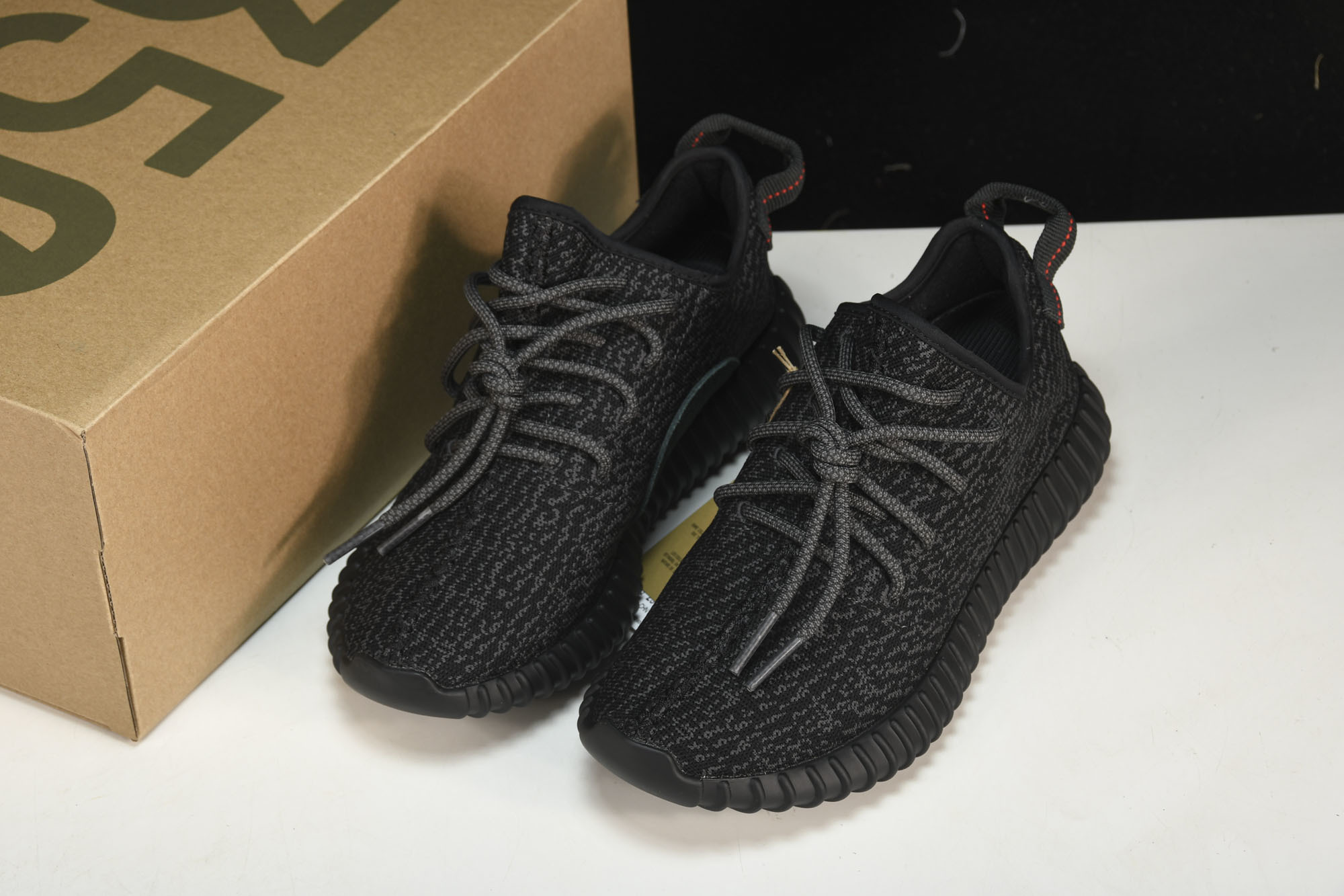 纯原Yeezy Boost 350 Pirate Black 椰子初代 黑色 BB5350 #YZ015