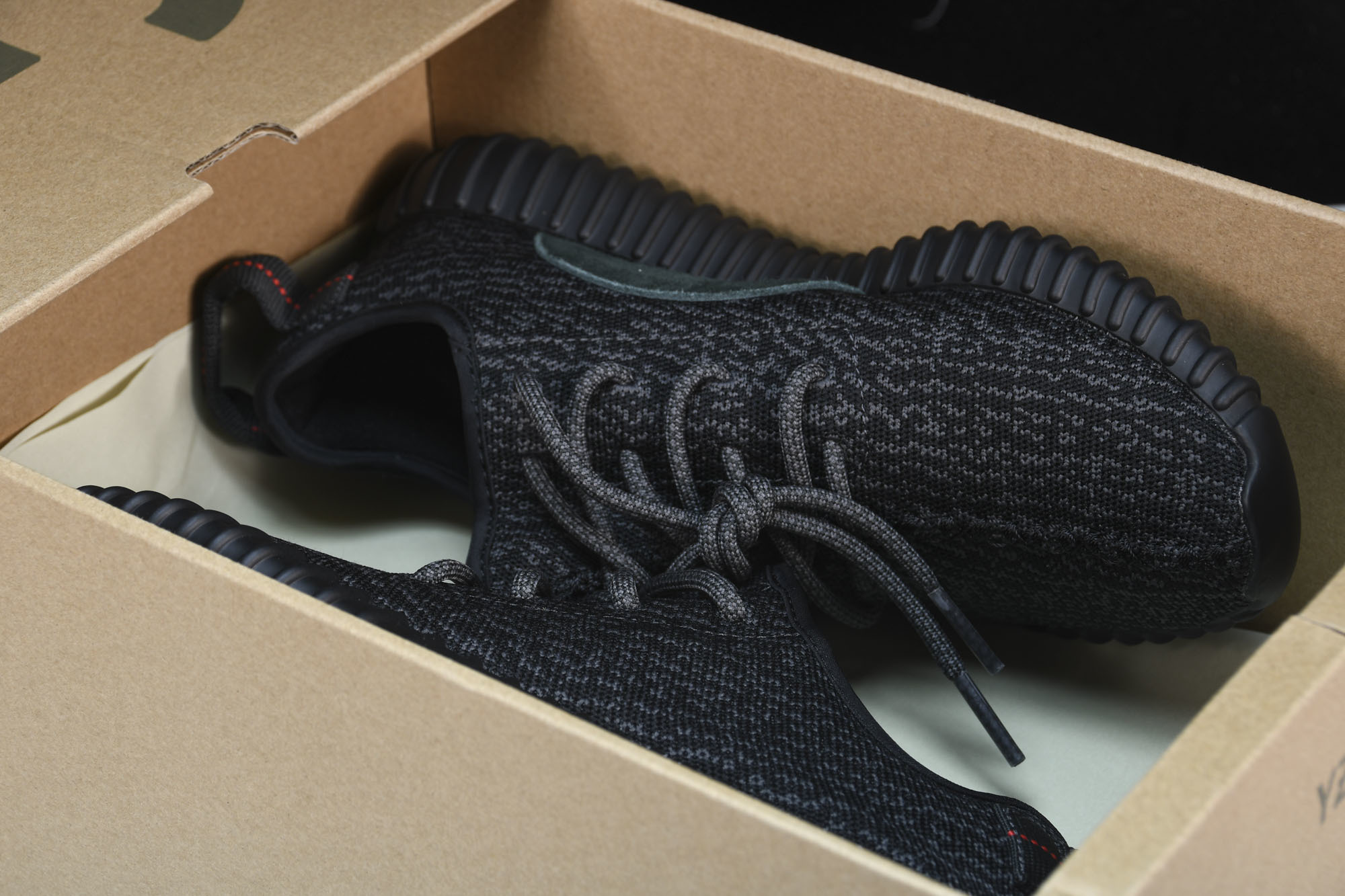 纯原Yeezy Boost 350 Pirate Black 椰子初代 黑色 BB5350 #YZ015