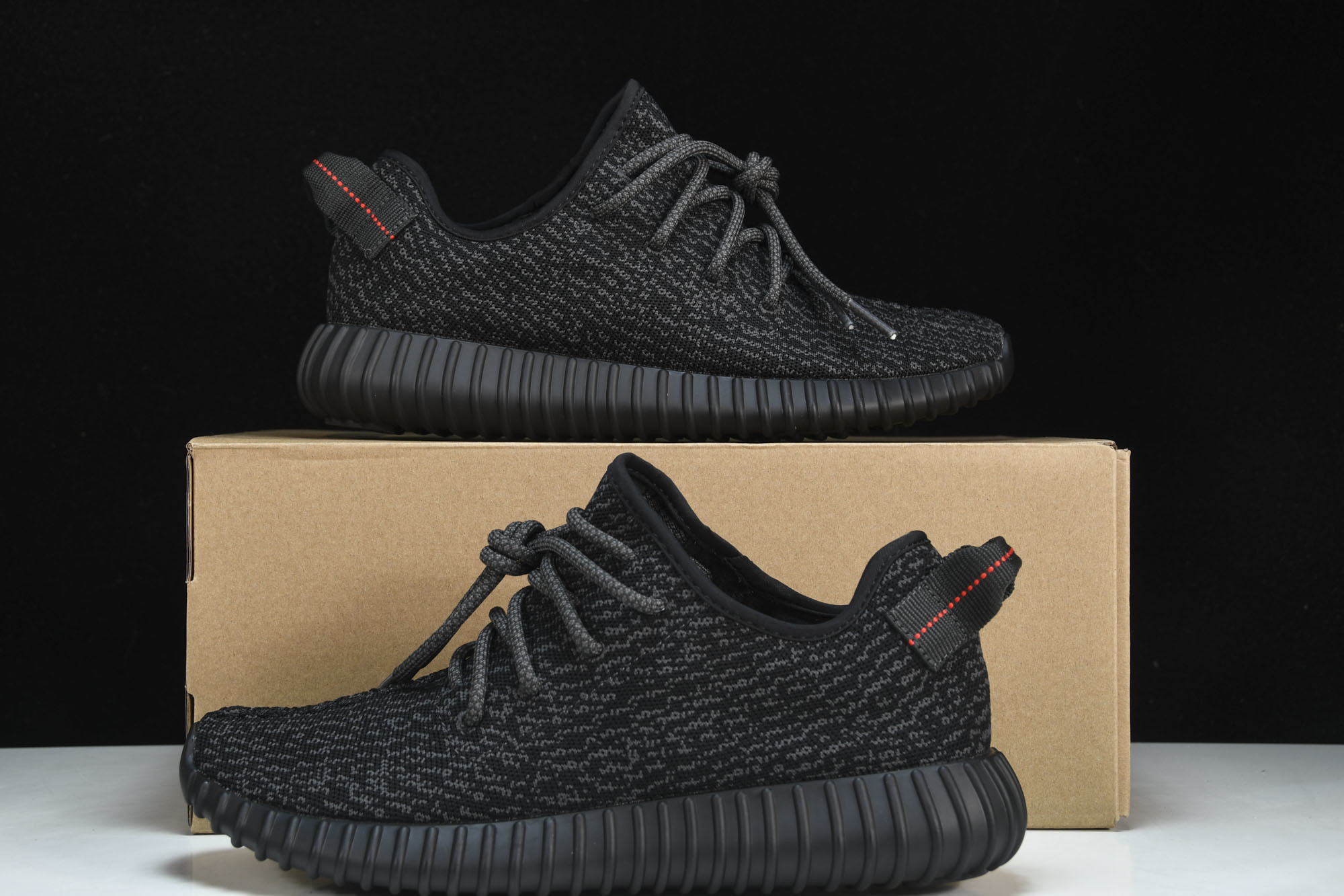 纯原Yeezy Boost 350 Pirate Black 椰子初代 黑色 BB5350 #YZ015