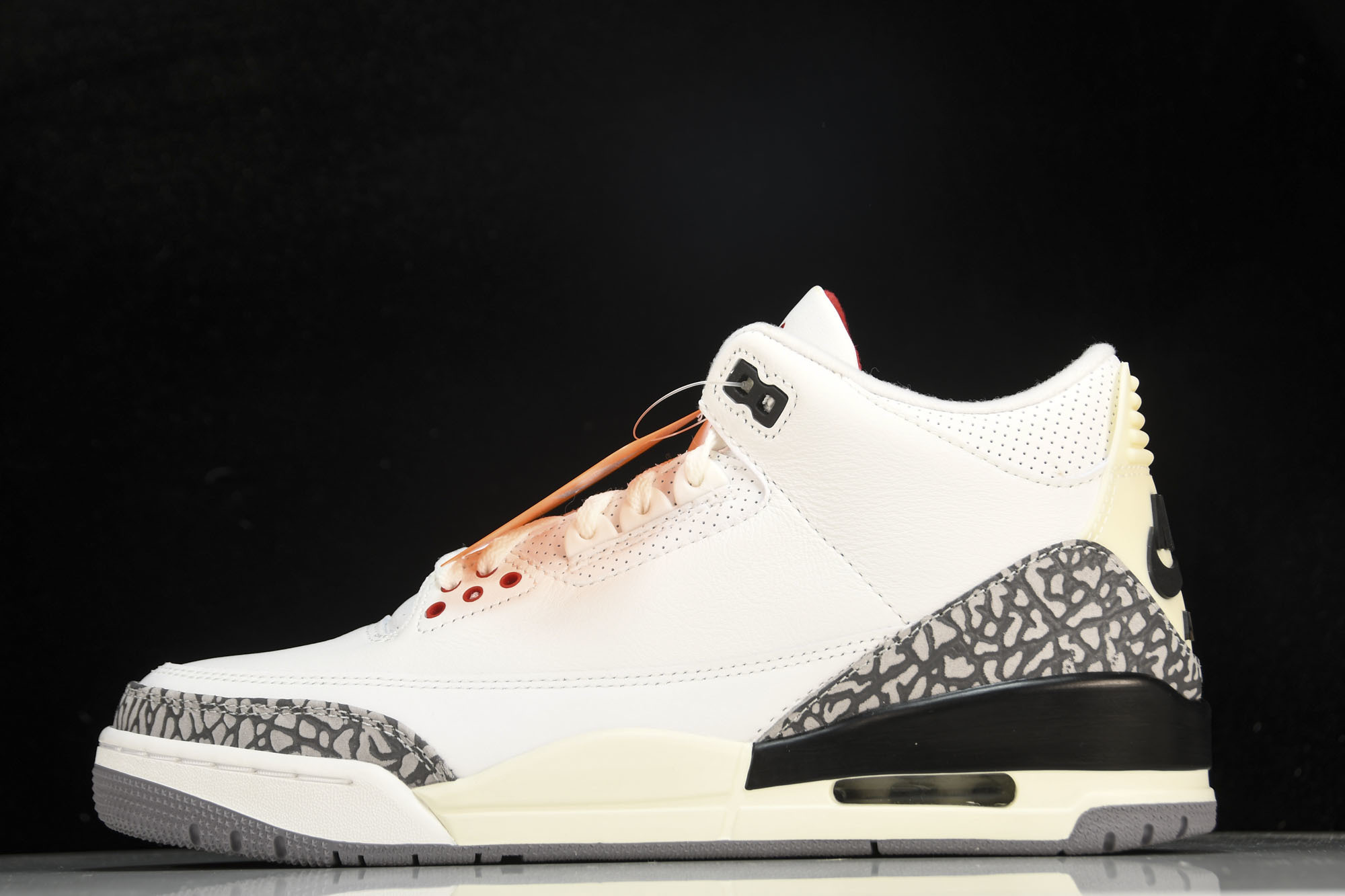 纯原Air Jordan 3“White Cement Teimagined”白水泥 1988版复刻做旧
