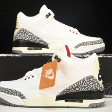 纯原Air Jordan 3“White Cement Teimagined”白水泥 1988版复刻做旧 纯原Air Jordan 3“White Cement Teimagined”白水泥 1988版复刻做旧