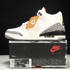 纯原Air Jordan 3“White Cement Teimagined”白水泥 1988版复刻做旧 纯原Air Jordan 3“White Cement Teimagined”白水泥 1988版复刻做旧