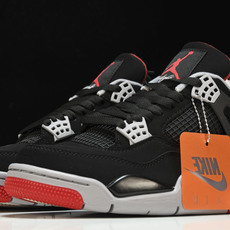 纯原Air Jordan 4 Bred AJ4 黑红公牛 19年复刻 黑红 -060 #YZ015✦原楦 纯原Air Jordan 4 Bred AJ4 黑红公牛 19年复刻 黑红 -060 #YZ015✦原楦