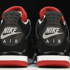 纯原Air Jordan 4 Bred AJ4 黑红公牛 19年复刻 黑红 -060 #YZ015✦原楦 纯原Air Jordan 4 Bred AJ4 黑红公牛 19年复刻 黑红 -060 #YZ015✦原楦