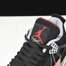 纯原Air Jordan 4 Bred AJ4 黑红公牛 19年复刻 黑红 -060 #YZ015✦原楦 纯原Air Jordan 4 Bred AJ4 黑红公牛 19年复刻 黑红 -060 #YZ015✦原楦