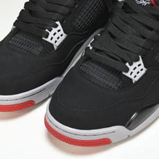 纯原Air Jordan 4 Bred AJ4 黑红公牛 19年复刻 黑红 -060 #YZ015✦原楦 纯原Air Jordan 4 Bred AJ4 黑红公牛 19年复刻 黑红 -060 #YZ015✦原楦