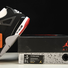纯原Air Jordan 4 Bred AJ4 黑红公牛 19年复刻 黑红 -060 #YZ015✦原楦 纯原Air Jordan 4 Bred AJ4 黑红公牛 19年复刻 黑红 -060 #YZ015✦原楦