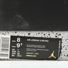 纯原Air Jordan 4 Bred AJ4 黑红公牛 19年复刻 黑红 -060 #YZ015✦原楦 纯原Air Jordan 4 Bred AJ4 黑红公牛 19年复刻 黑红 -060 #YZ015✦原楦