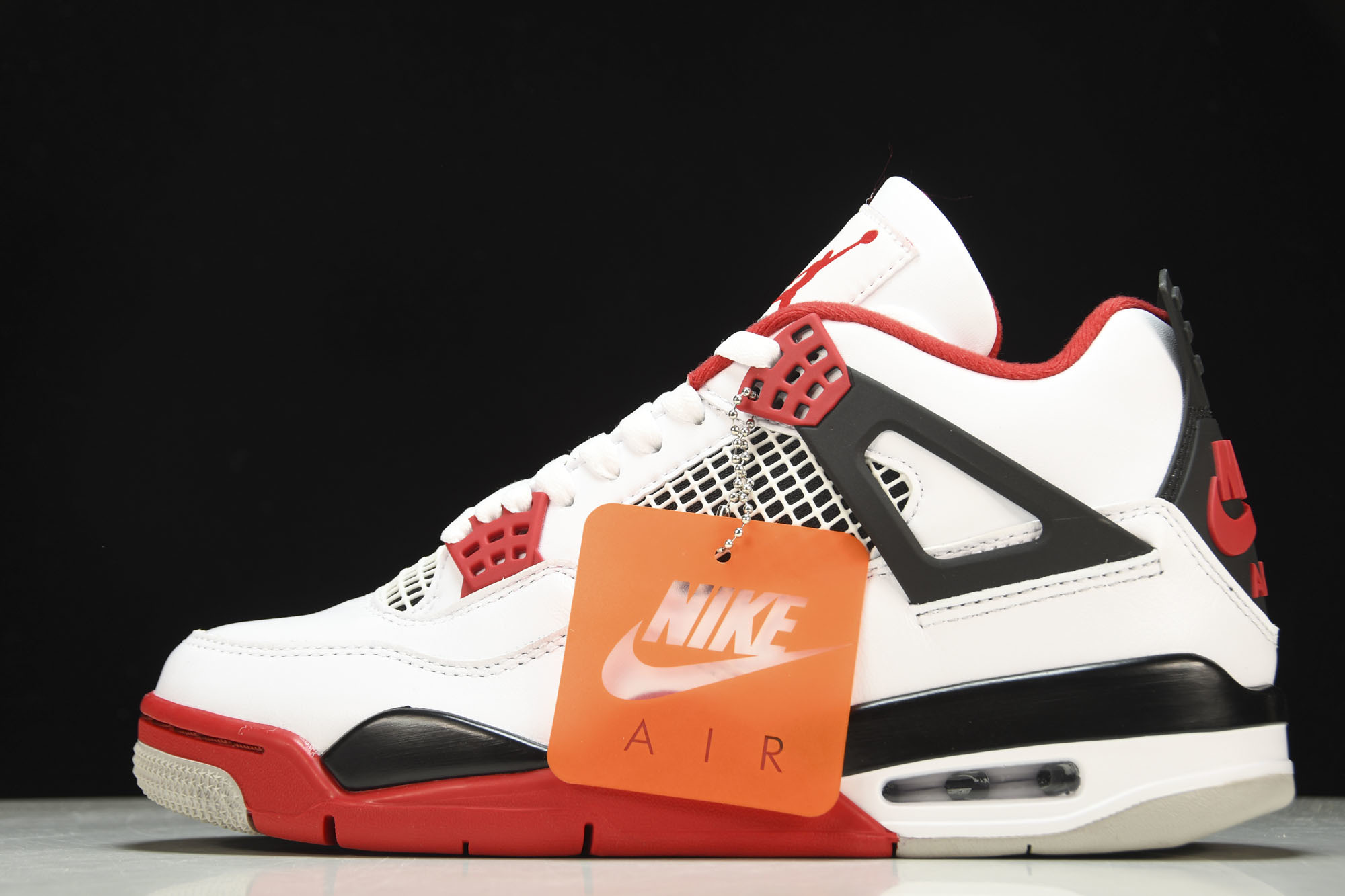 纯原Air Jordan 4 Fire Red AJ4 白红 火焰红 货号_DC7770-160 #YZ