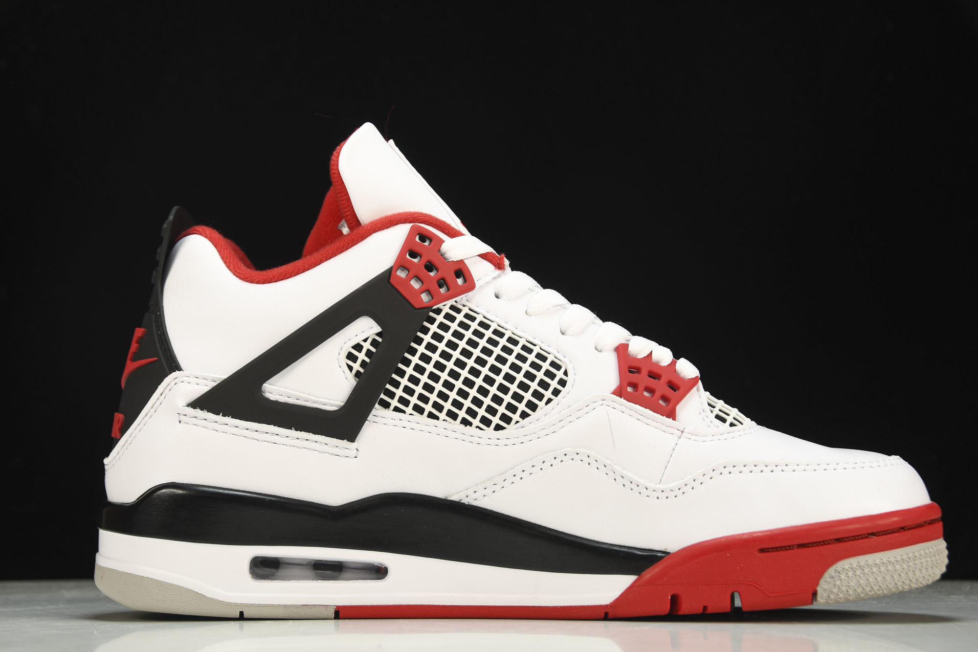 纯原Air Jordan 4 Fire Red AJ4 白红 火焰红 货号_DC7770-160 #YZ