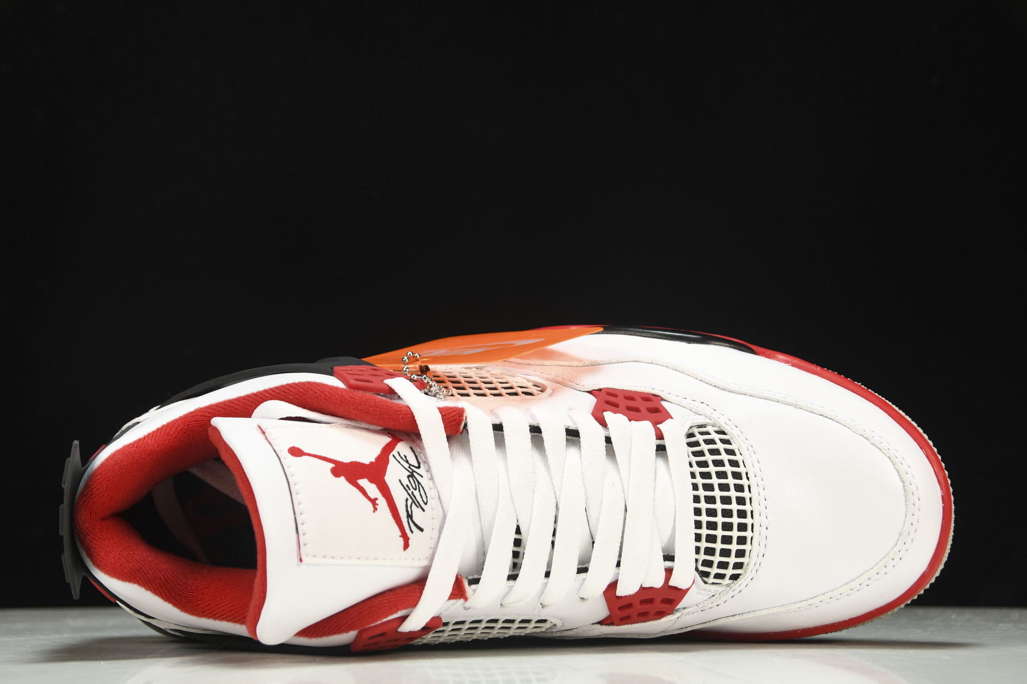 纯原Air Jordan 4 Fire Red AJ4 白红 火焰红 货号_DC7770-160 #YZ