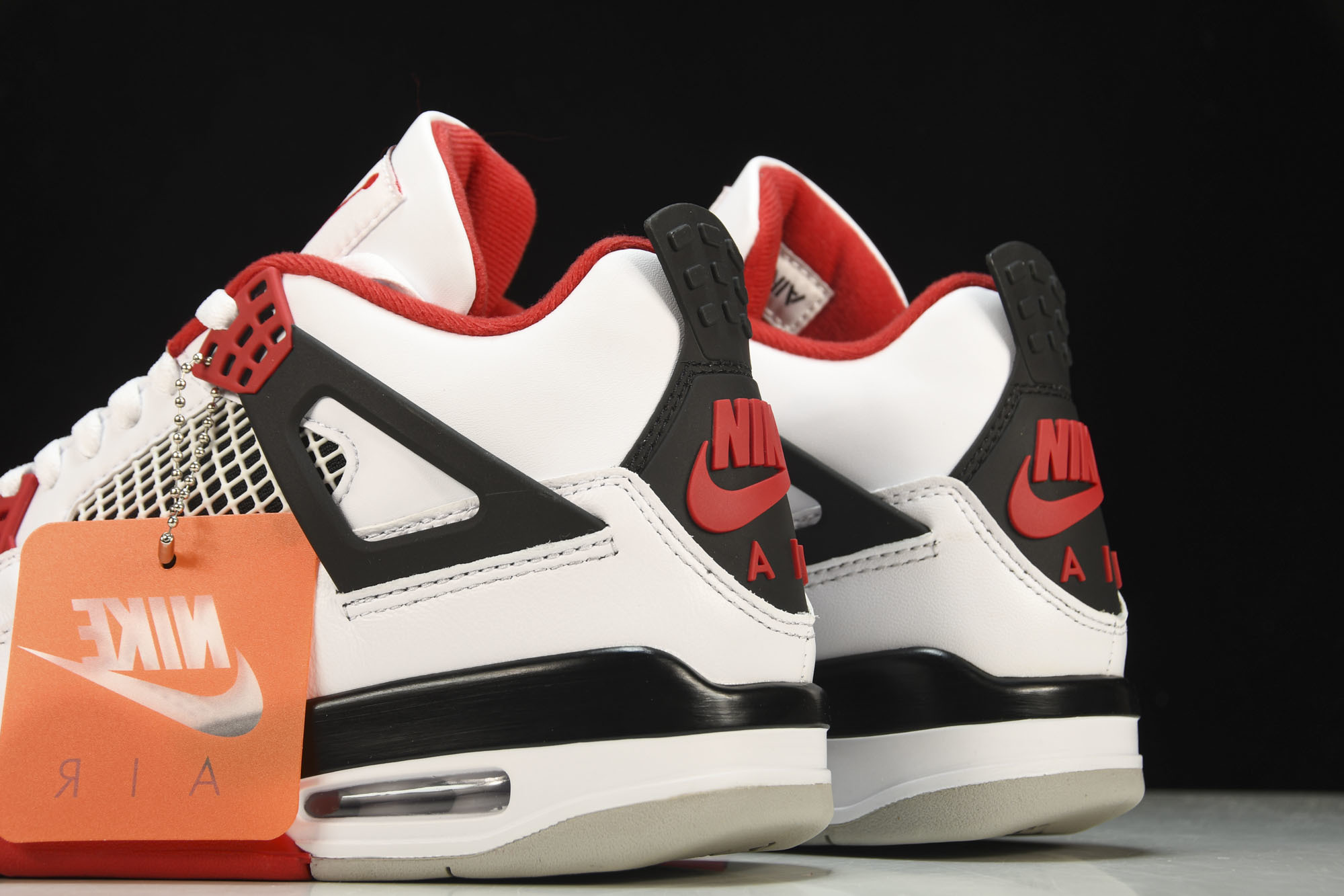 纯原Air Jordan 4 Fire Red AJ4 白红 火焰红 货号_DC7770-160 #YZ