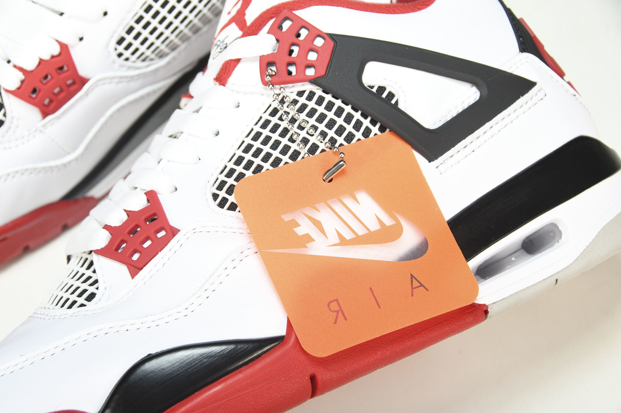 纯原Air Jordan 4 Fire Red AJ4 白红 火焰红 货号_DC7770-160 #YZ