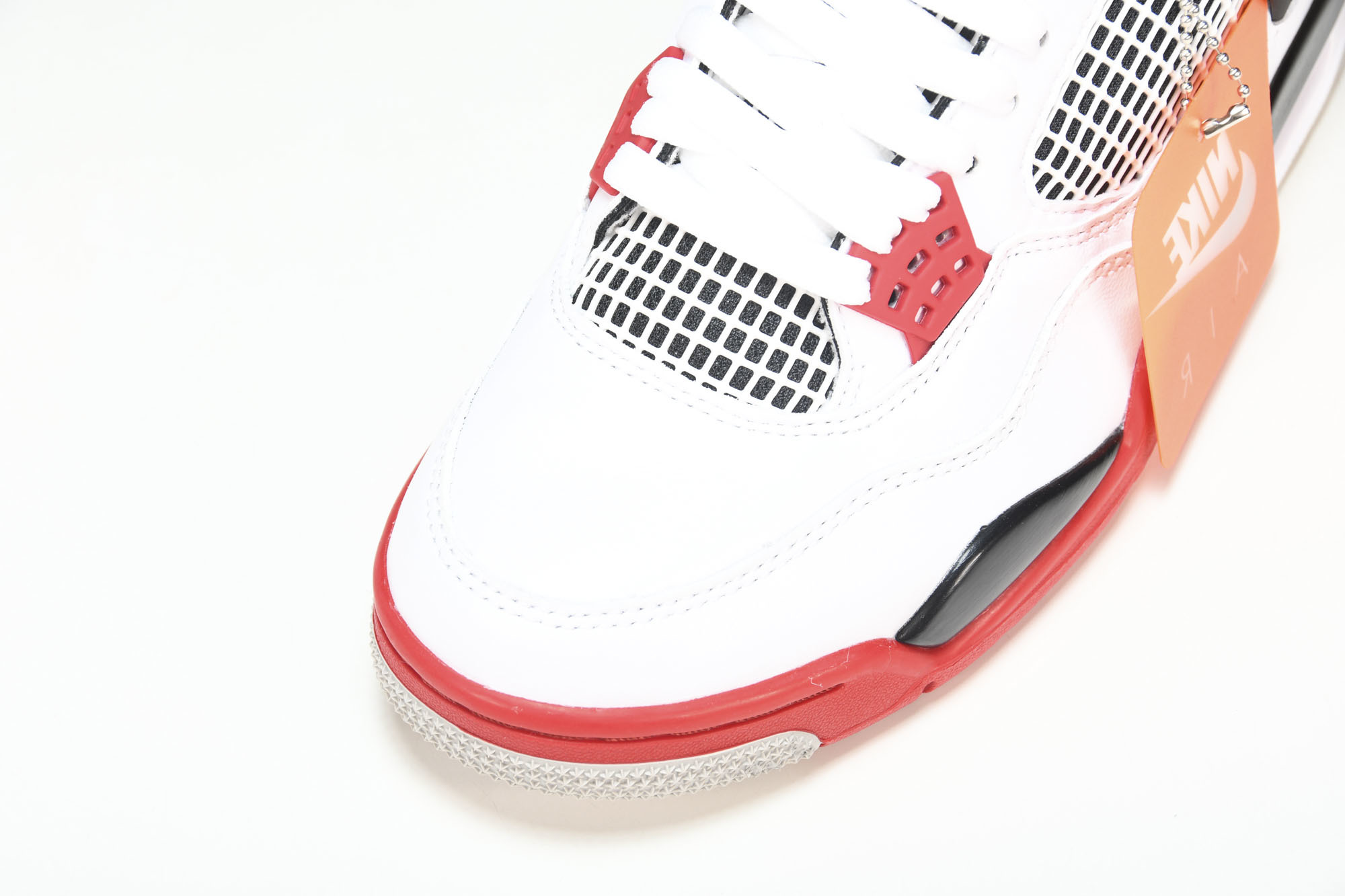 纯原Air Jordan 4 Fire Red AJ4 白红 火焰红 货号_DC7770-160 #YZ