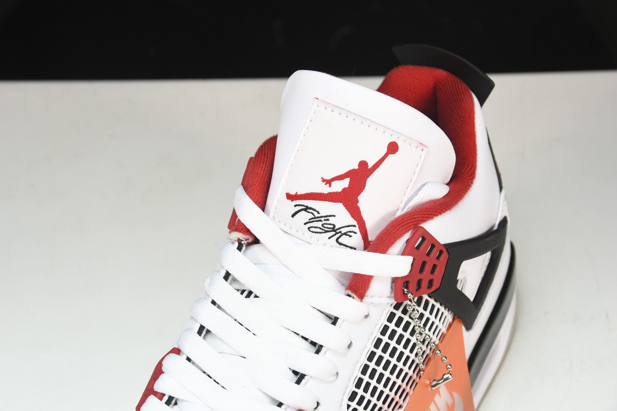 纯原Air Jordan 4 Fire Red AJ4 白红 火焰红 货号_DC7770-160 #YZ