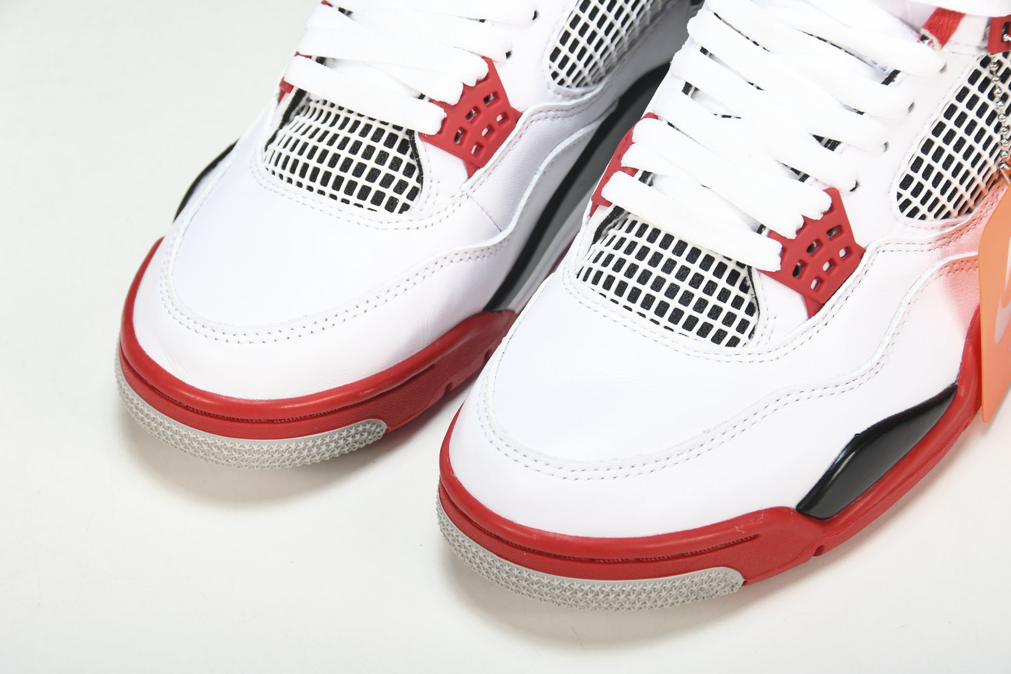 纯原Air Jordan 4 Fire Red AJ4 白红 火焰红 货号_DC7770-160 #YZ