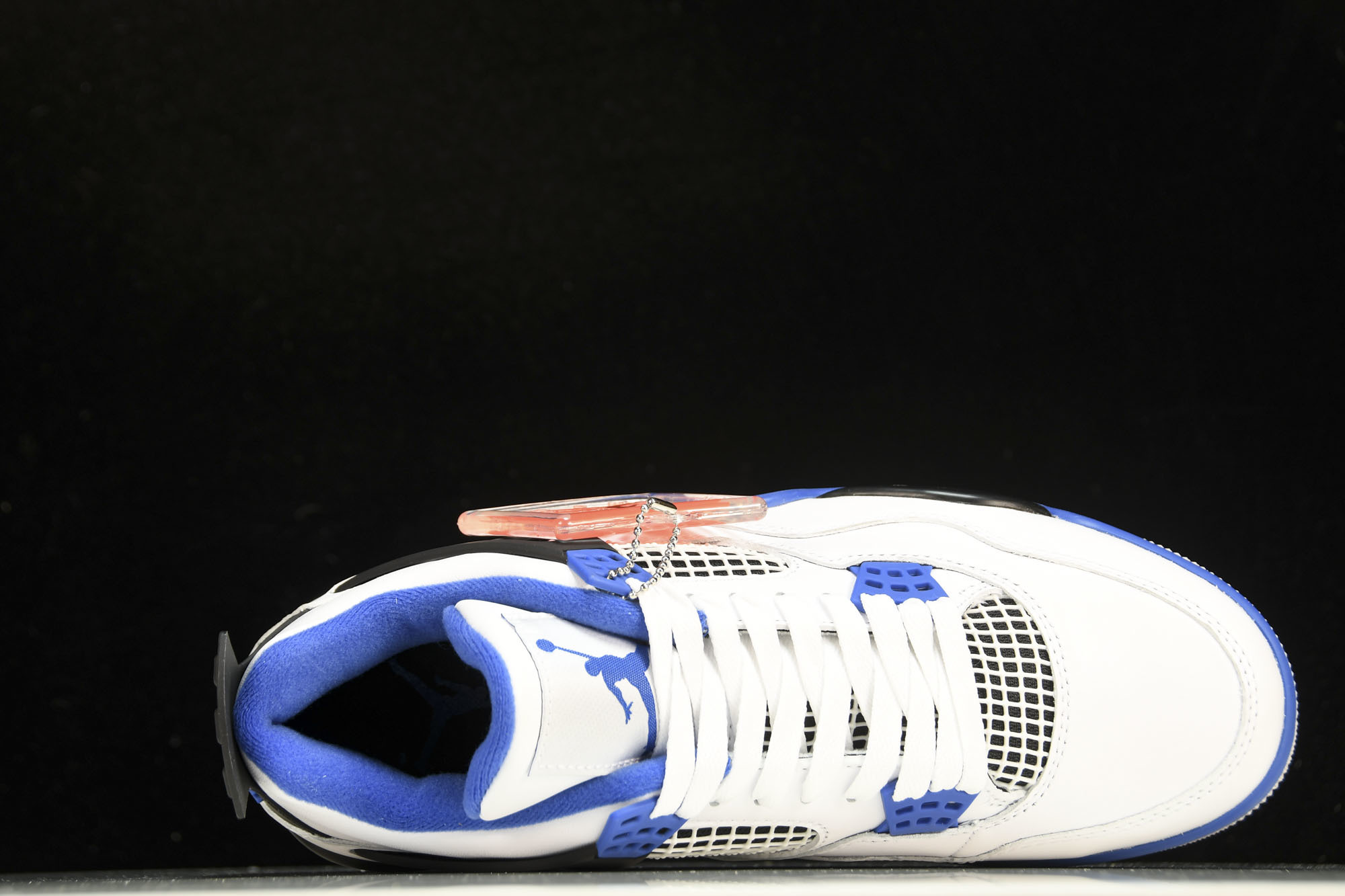 纯原Air Jordan 4 Motosports AJ4 赛车蓝 白蓝 -117 #YZ015✦原楦原