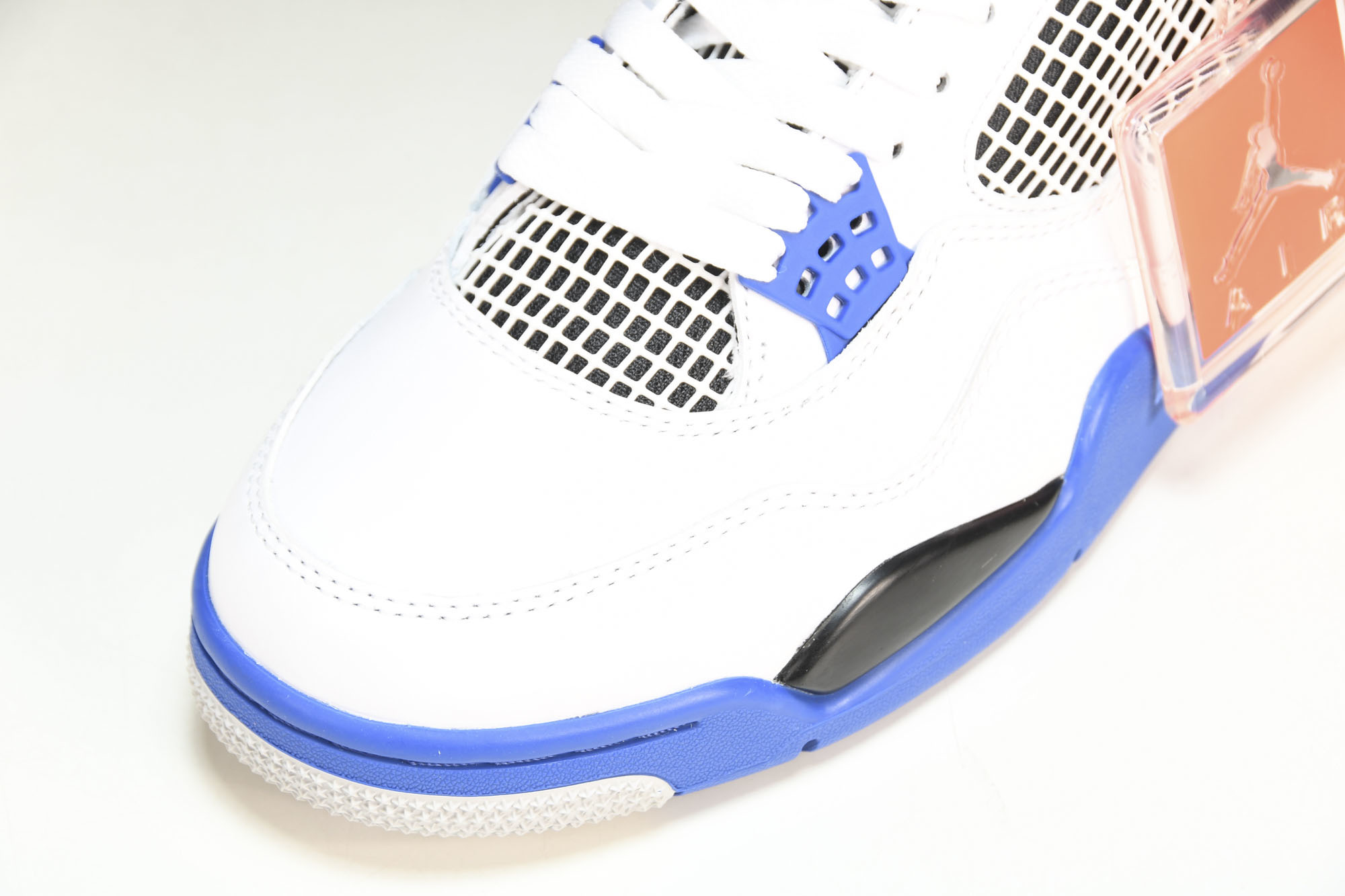 纯原Air Jordan 4 Motosports AJ4 赛车蓝 白蓝 -117 #YZ015✦原楦原