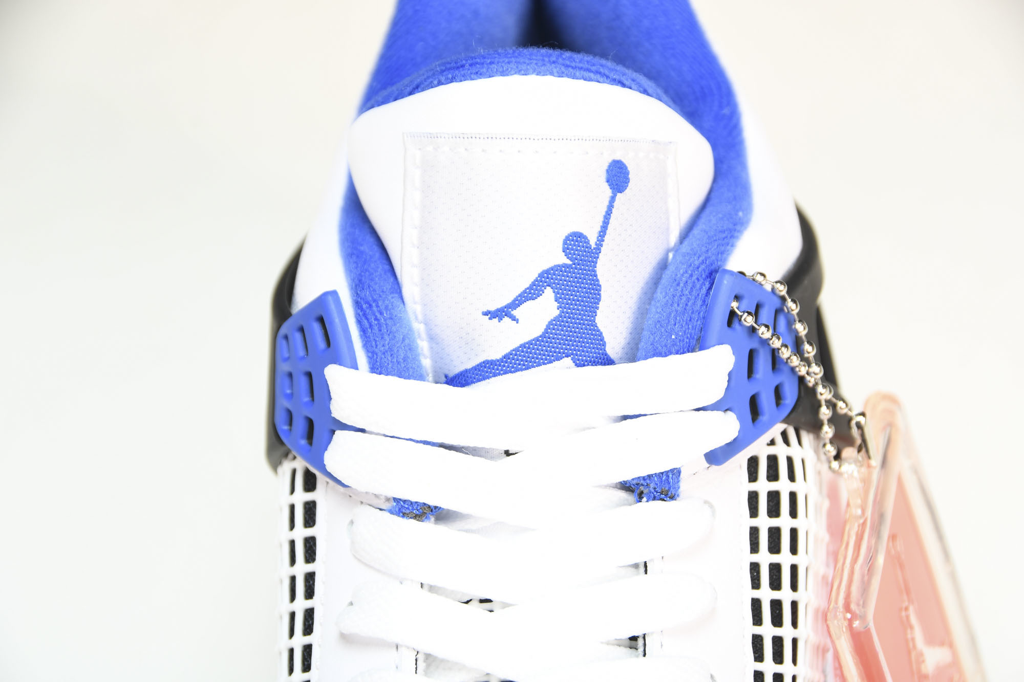 纯原Air Jordan 4 Motosports AJ4 赛车蓝 白蓝 -117 #YZ015✦原楦原