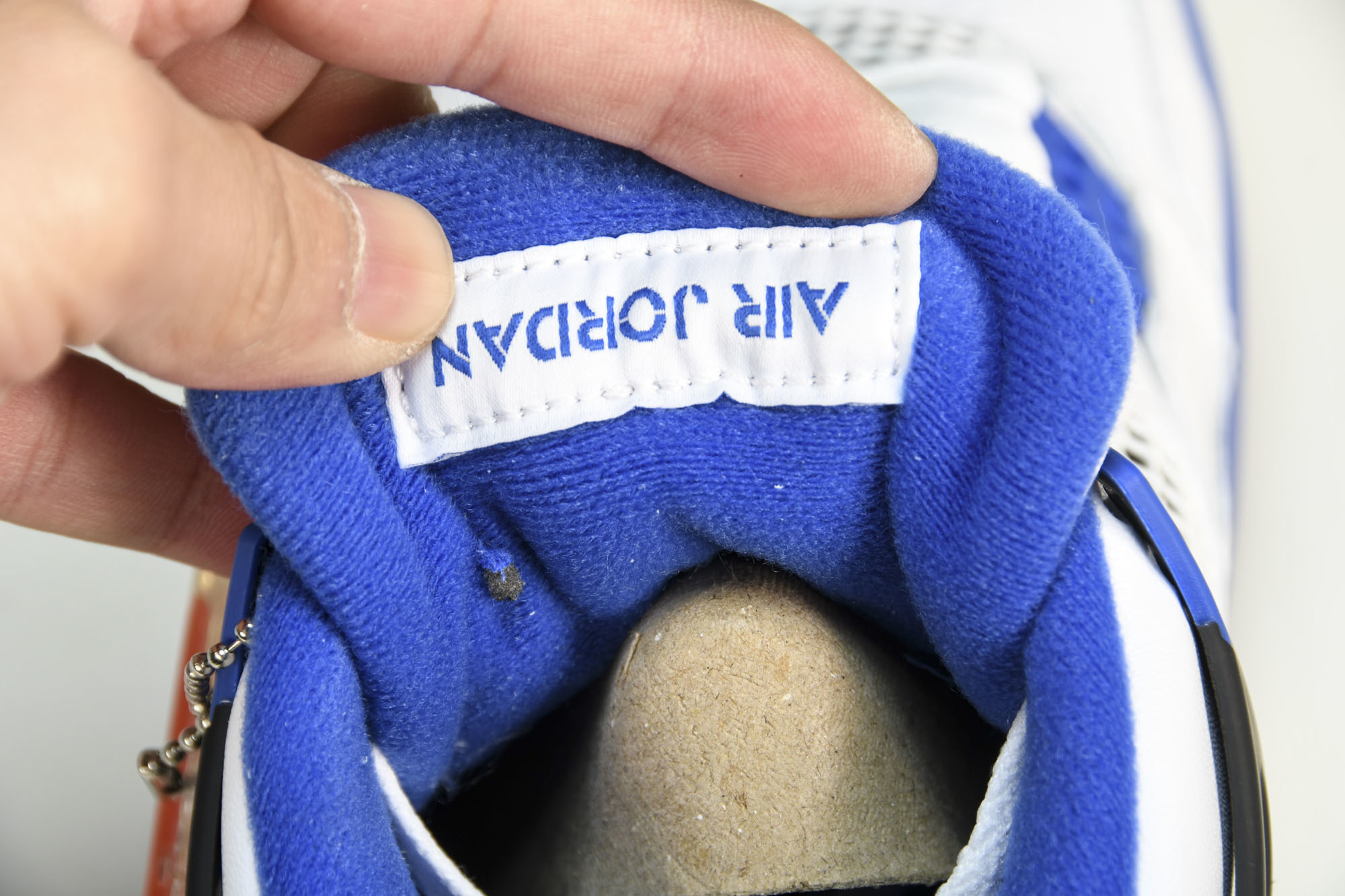 纯原Air Jordan 4 Motosports AJ4 赛车蓝 白蓝 -117 #YZ015✦原楦原