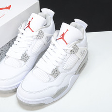 纯原Air Jordan 4 Oreo 白水泥 白奥利奥 灰白红 泼墨 CT8527-100 #YZ01 纯原Air Jordan 4 Oreo 白水泥 白奥利奥 灰白红 泼墨 CT8527-100 #YZ01
