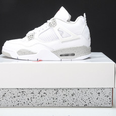 纯原Air Jordan 4 Oreo 白水泥 白奥利奥 灰白红 泼墨 CT8527-100 #YZ01 纯原Air Jordan 4 Oreo 白水泥 白奥利奥 灰白红 泼墨 CT8527-100 #YZ01