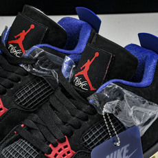 纯原Air Jordan 4 Retro _Lase_ AJ4 乔4黑灰蓝配色 FV5029-003 # 纯原Air Jordan 4 Retro _Lase_ AJ4 乔4黑灰蓝配色 FV5029-003 #