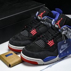 纯原Air Jordan 4 Retro _Lase_ AJ4 乔4黑灰蓝配色 FV5029-003 # 纯原Air Jordan 4 Retro _Lase_ AJ4 乔4黑灰蓝配色 FV5029-003 #