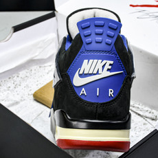 纯原Air Jordan 4 Retro _Lase_ AJ4 乔4黑灰蓝配色 FV5029-003 # 纯原Air Jordan 4 Retro _Lase_ AJ4 乔4黑灰蓝配色 FV5029-003 #