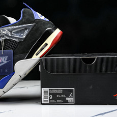 纯原Air Jordan 4 Retro _Lase_ AJ4 乔4黑灰蓝配色 FV5029-003 # 纯原Air Jordan 4 Retro _Lase_ AJ4 乔4黑灰蓝配色 FV5029-003 #
