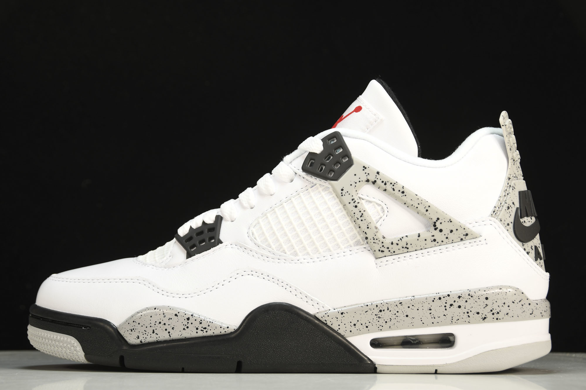 纯原Air Jordan 4 Retro OG White Cement AJ4 白水泥 货号_-192