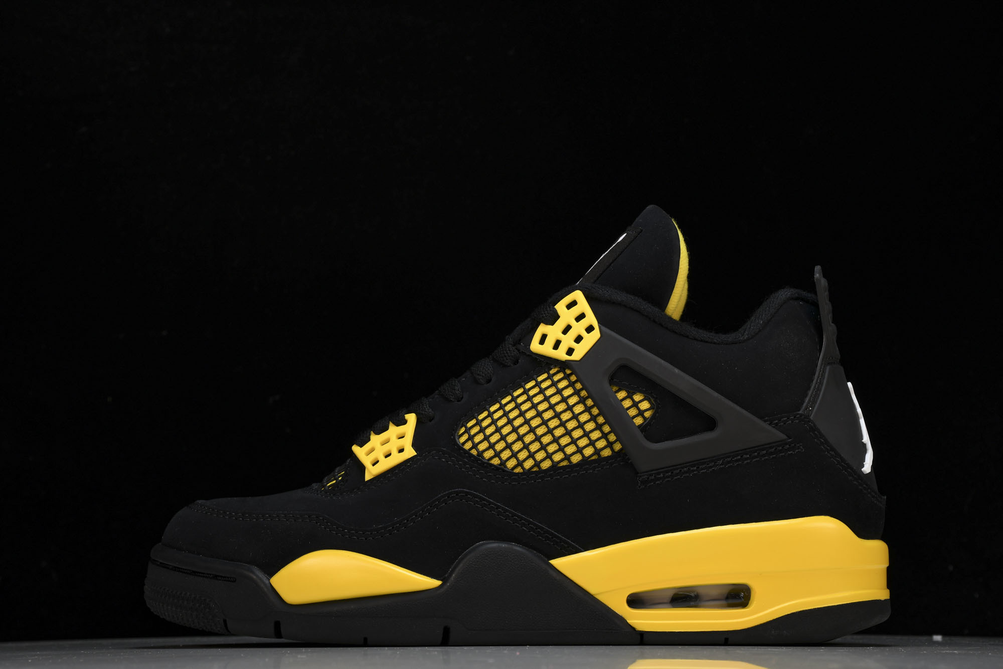 纯原Air Jordan 4 Thunder2023 雷公 黑黄 DH6927-017 #YZ015✦原