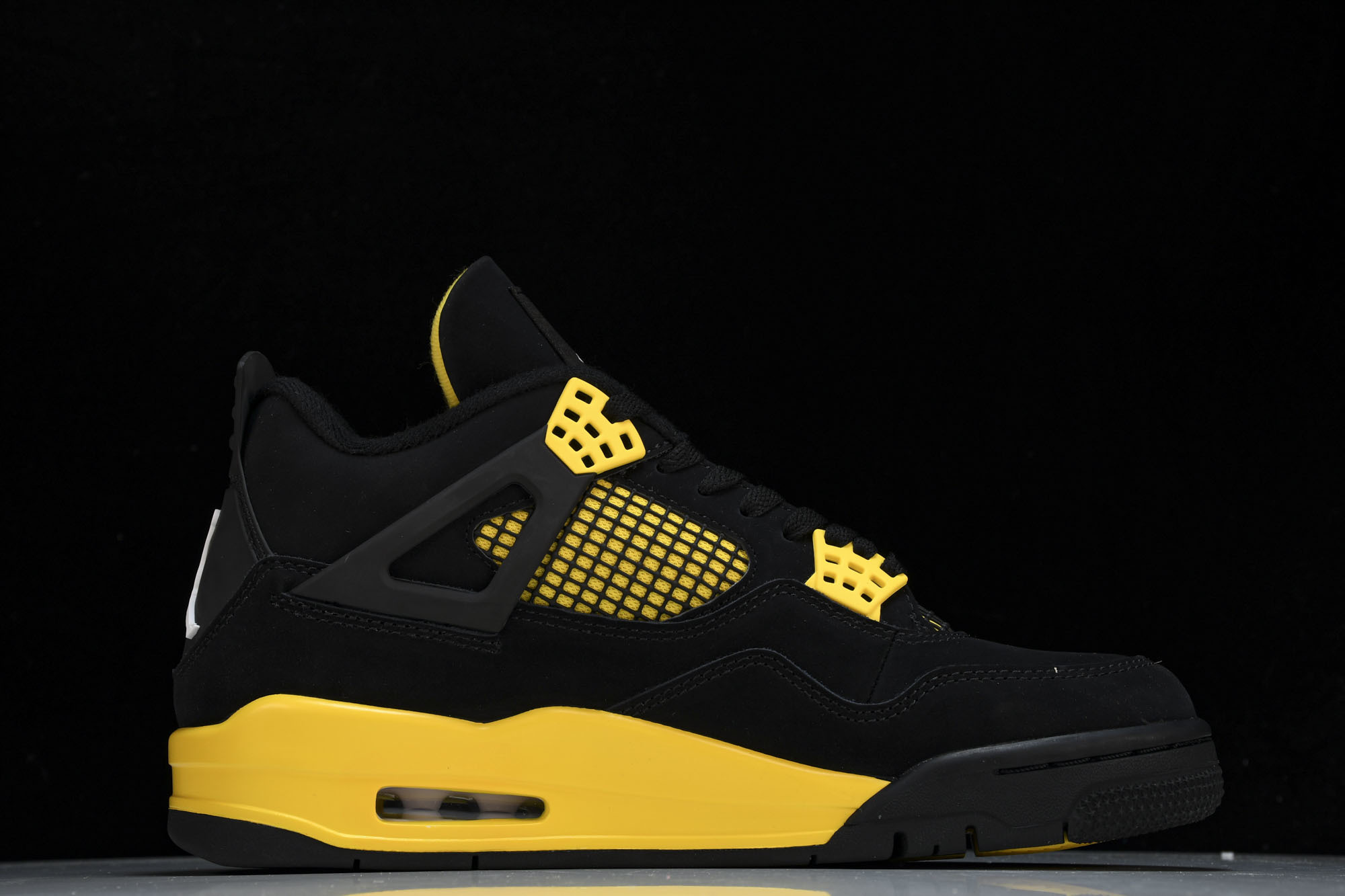 纯原Air Jordan 4 Thunder2023 雷公 黑黄 DH6927-017 #YZ015✦原