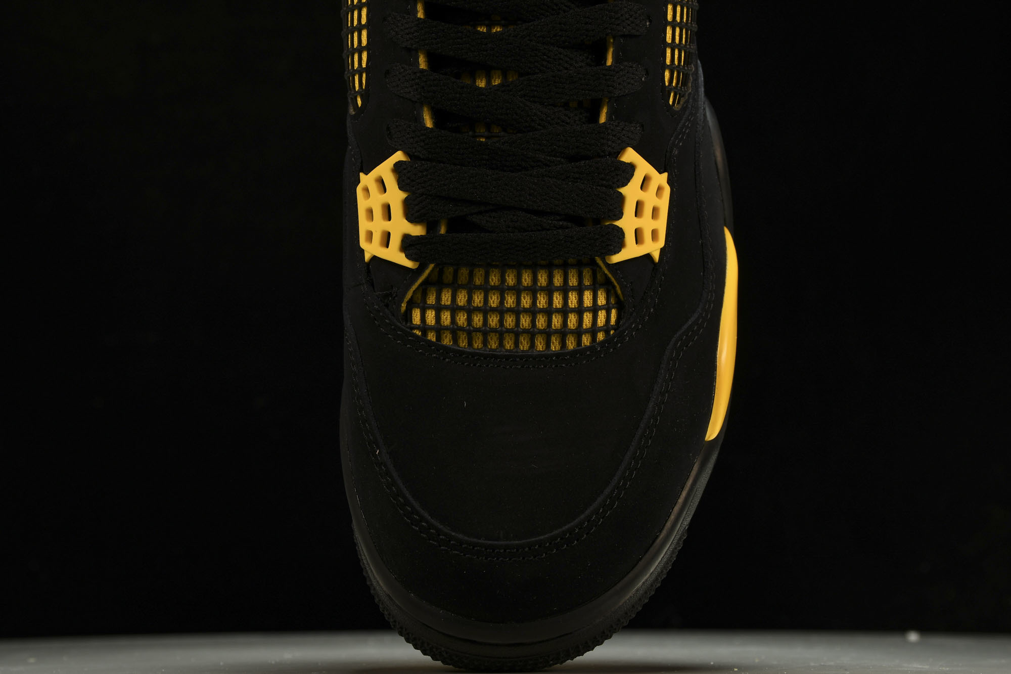纯原Air Jordan 4 Thunder2023 雷公 黑黄 DH6927-017 #YZ015✦原