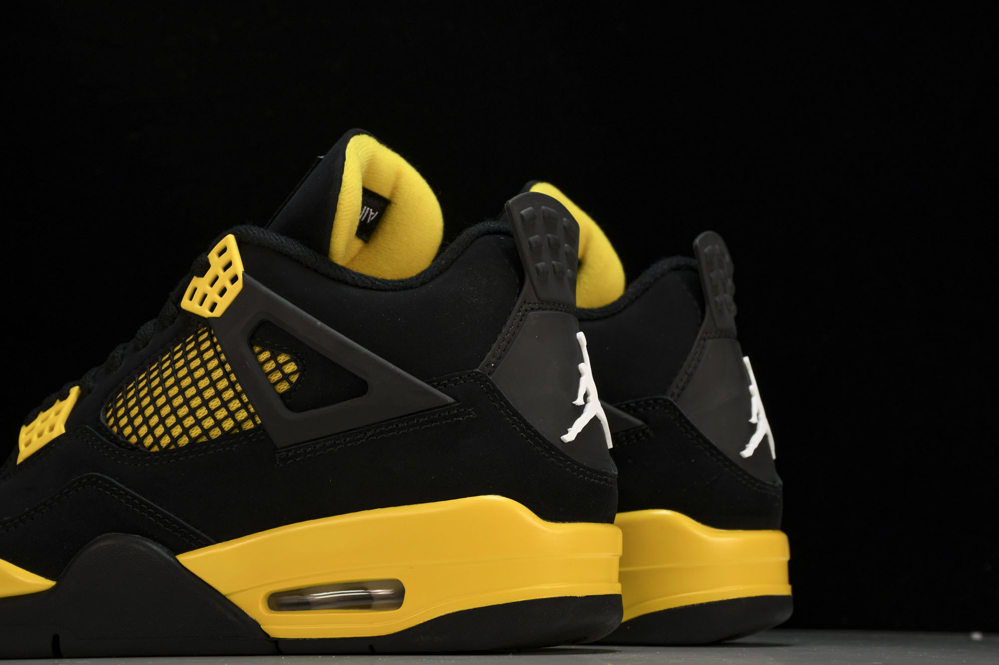 纯原Air Jordan 4 Thunder2023 雷公 黑黄 DH6927-017 #YZ015✦原