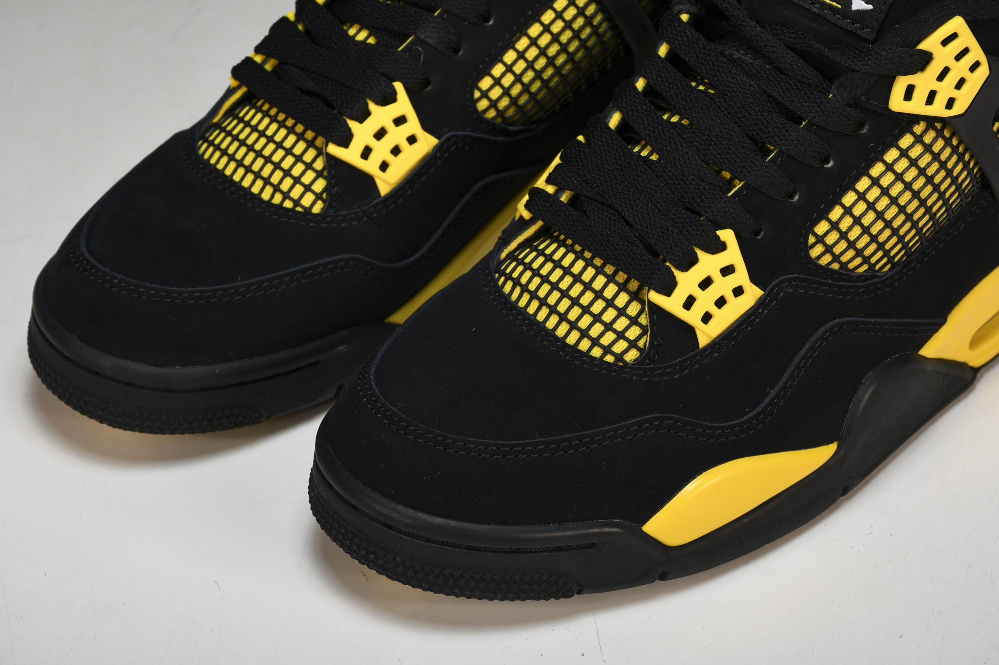 纯原Air Jordan 4 Thunder2023 雷公 黑黄 DH6927-017 #YZ015✦原