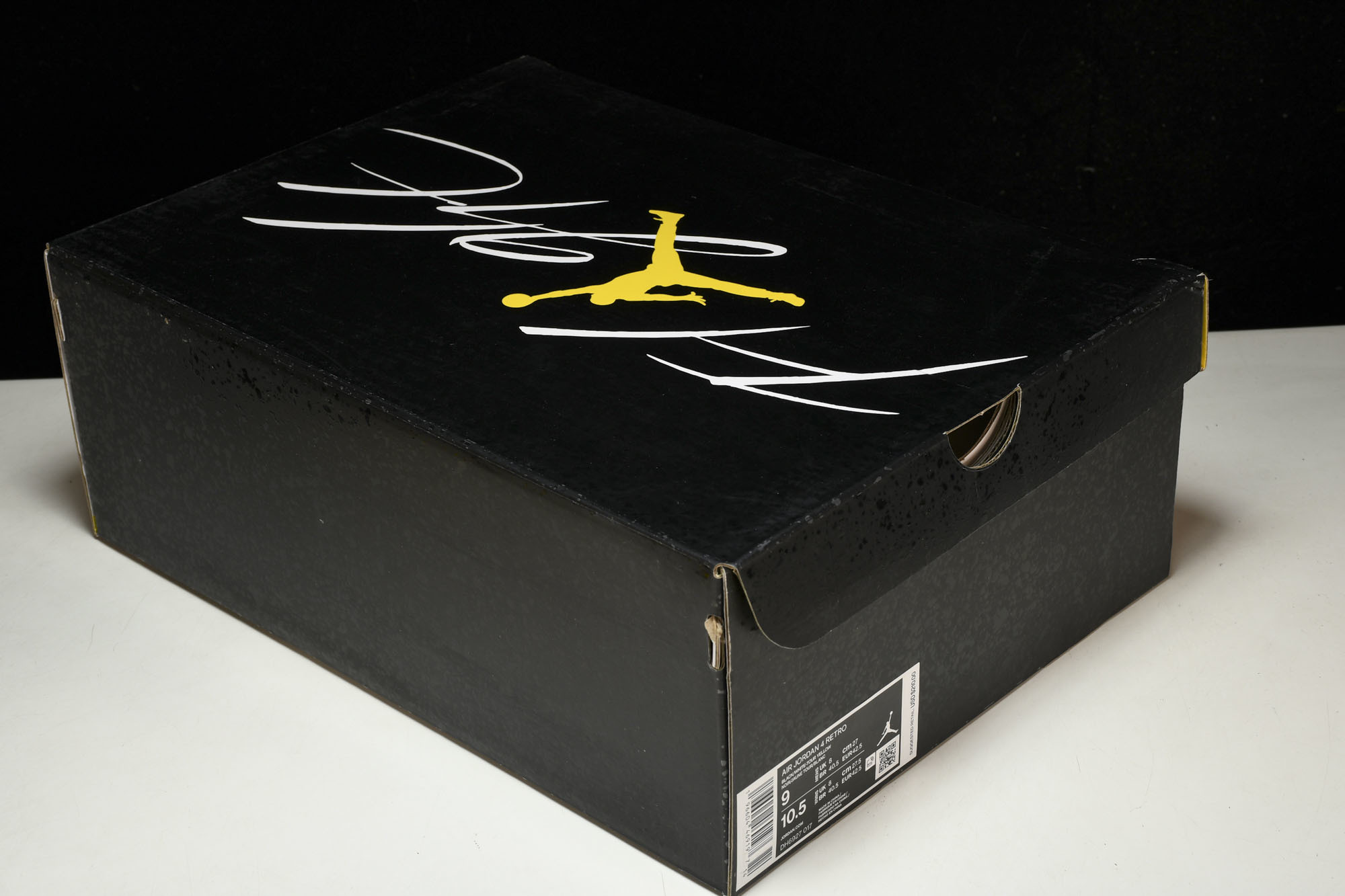 纯原Air Jordan 4 Thunder2023 雷公 黑黄 DH6927-017 #YZ015✦原