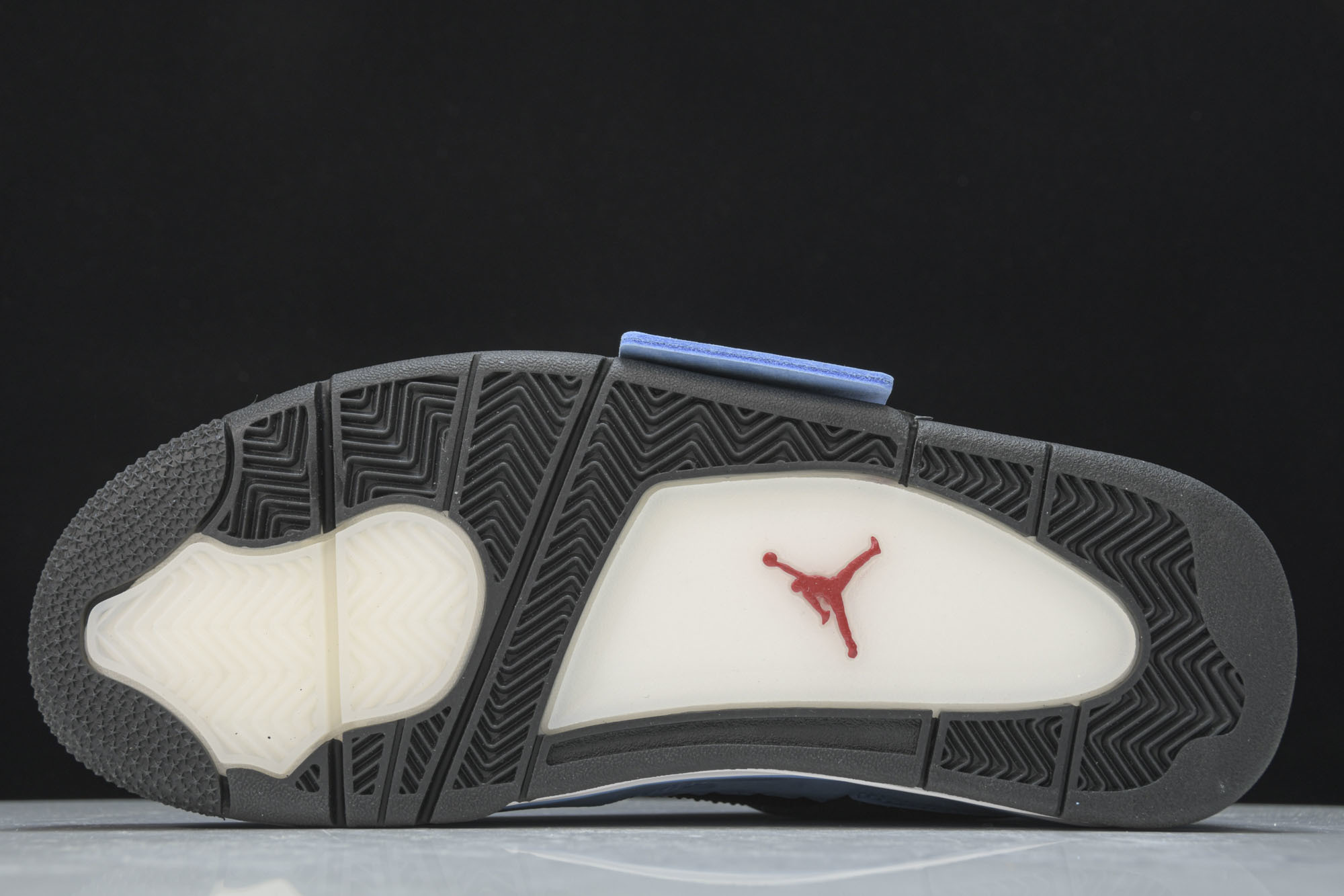 纯原Air Jordan 4 x Travis Scott AJ4 TS联名蓝麂皮 -406 #YZ01