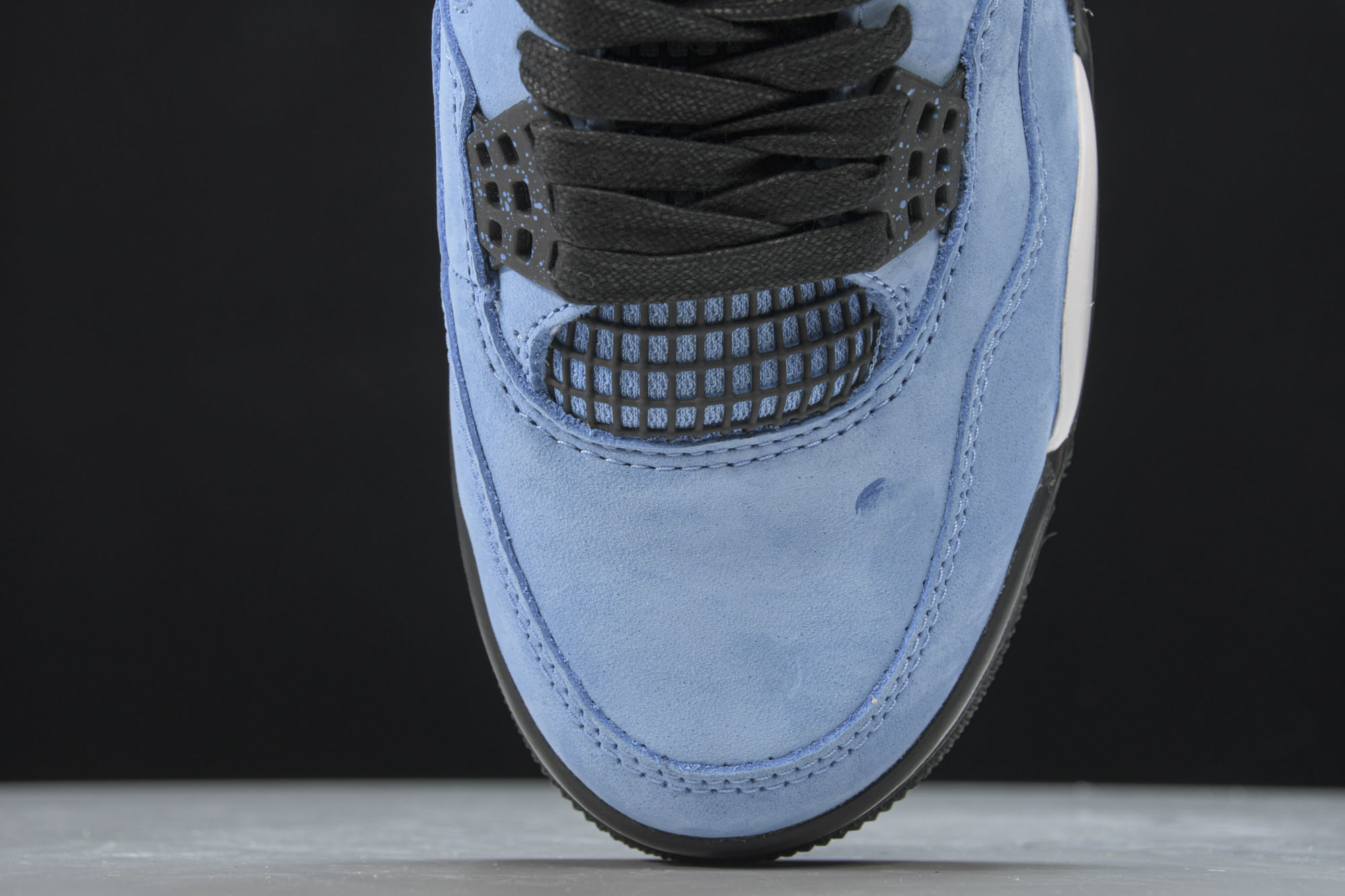 纯原Air Jordan 4 x Travis Scott AJ4 TS联名蓝麂皮 -406 #YZ01