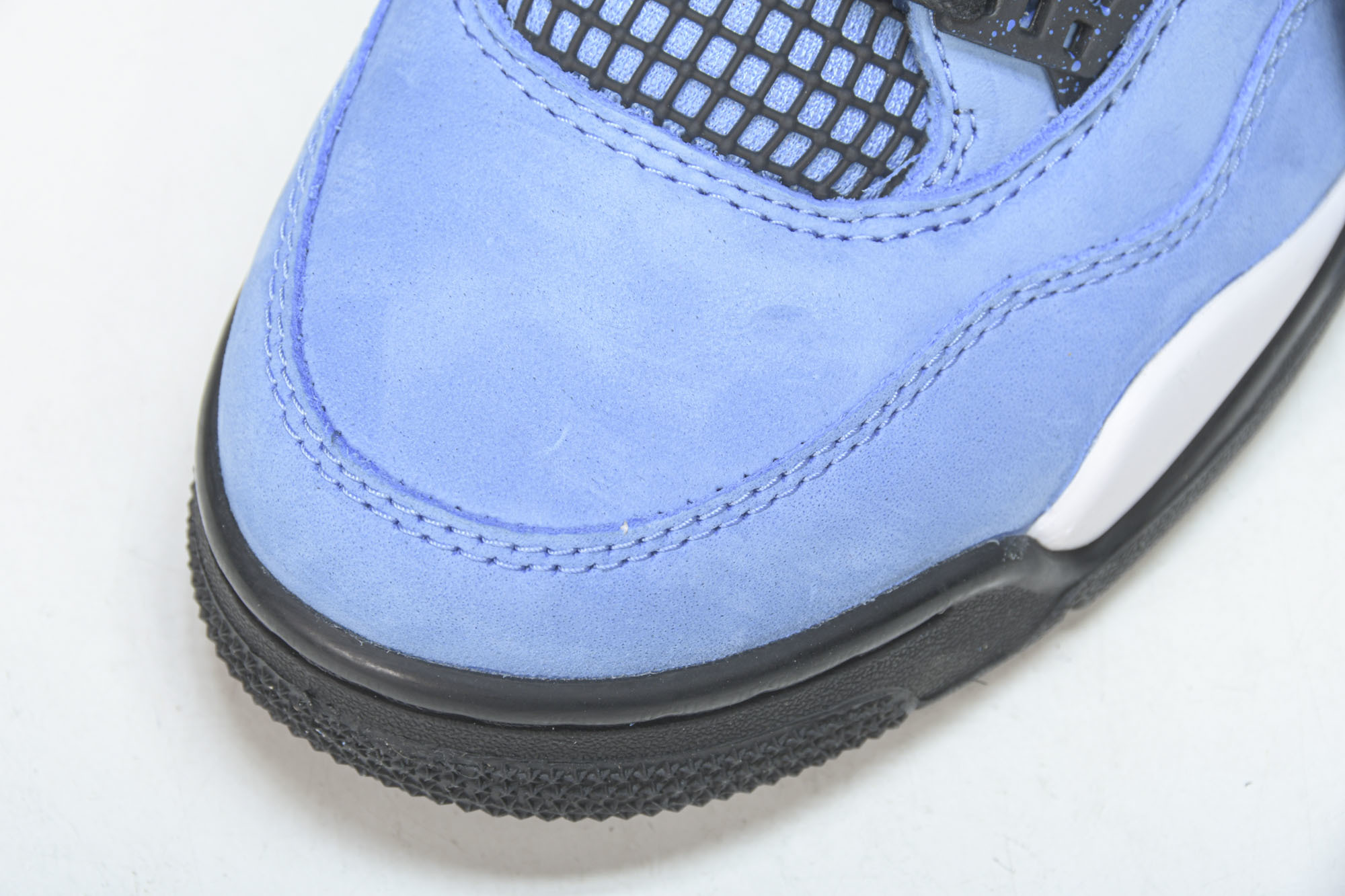 纯原Air Jordan 4 x Travis Scott AJ4 TS联名蓝麂皮 -406 #YZ01